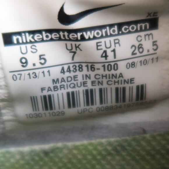 Nike Shoes Womens 9.5 Athletic Trainer Free Run 2 Sport Active Comfort White - Picture 12 of 13